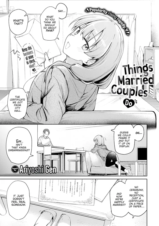'Things Married Couples Do' cover
