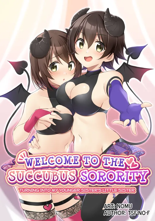 'Welcome to the Succubus Sorority Turning into my Younger Sister's Little Sister' cover