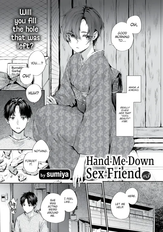 'Hand-Me-Down Sex Friend #3' cover