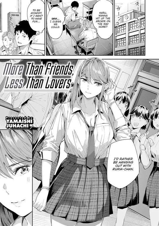 'More Than Friends, Less Than Lovers' cover
