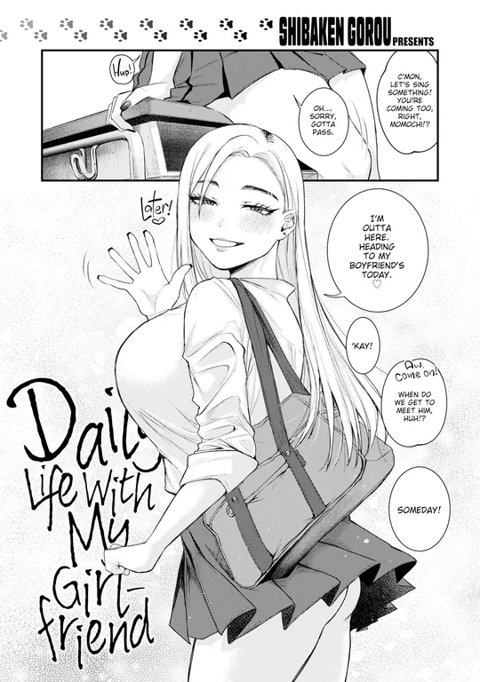 'Daily Life With My Girlfriend' cover