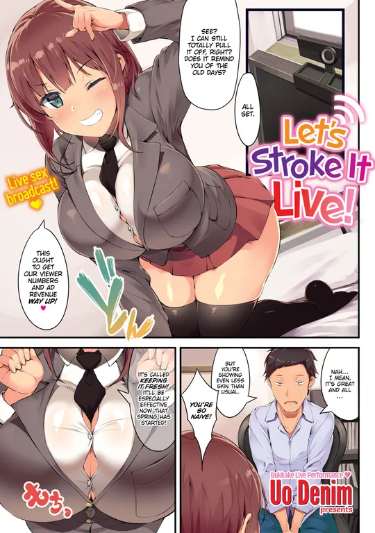 'Let's Stroke It Live!' cover
