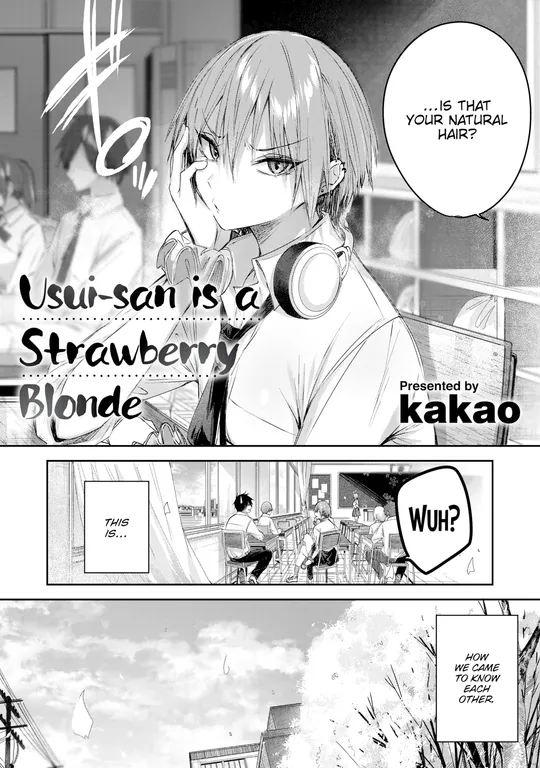 'Usui-san is a Strawberry Blonde' cover