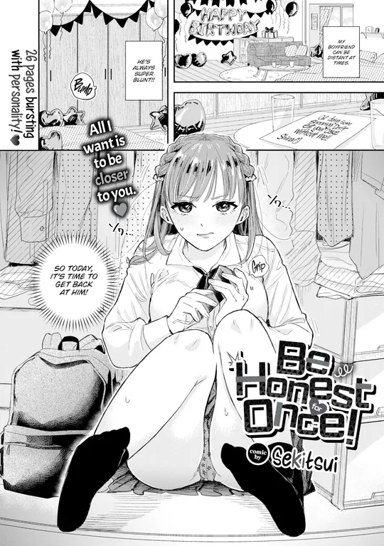 'Be Honest For Once!' cover