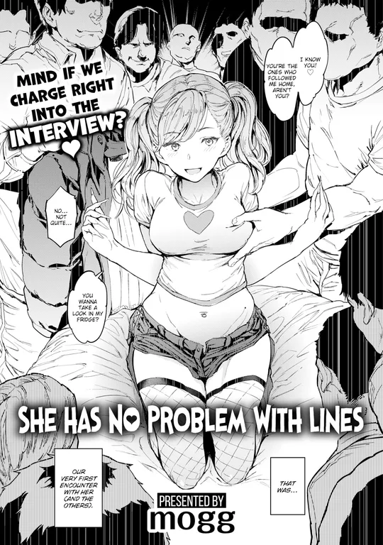 'She Has No Problem With Lines' cover