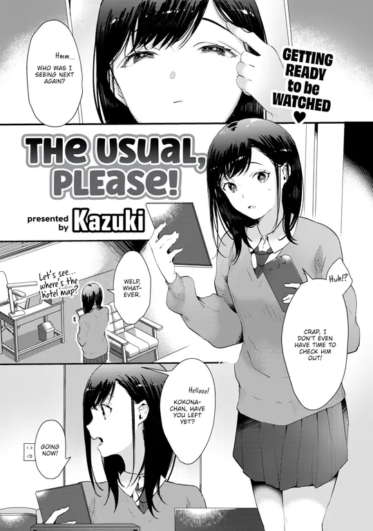 'The Usual, Please!' cover
