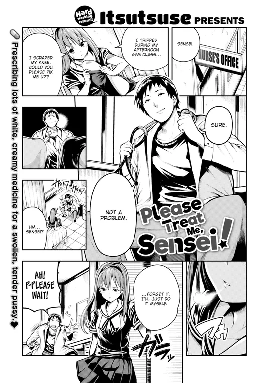 'Please Treat Me, Sensei!' cover