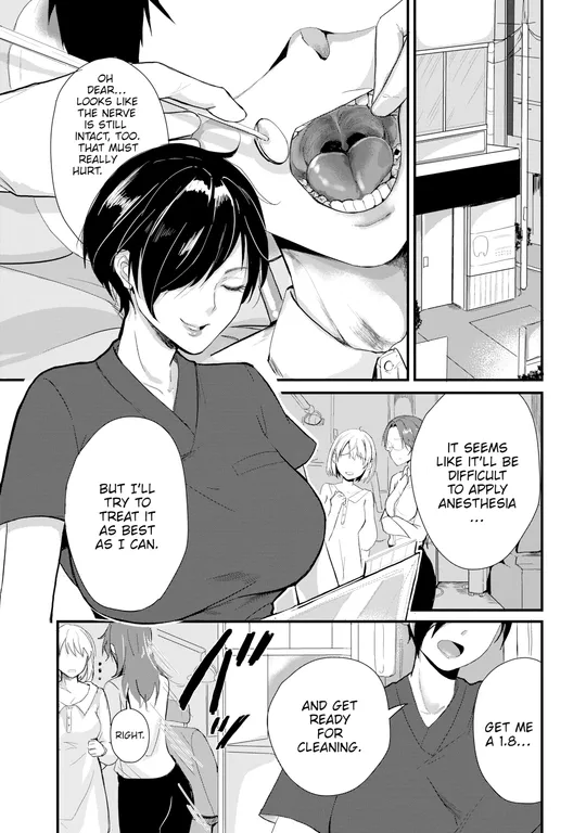 'My Adorable Dentist Ch.5 - Treated With Boob Anesthesia' cover