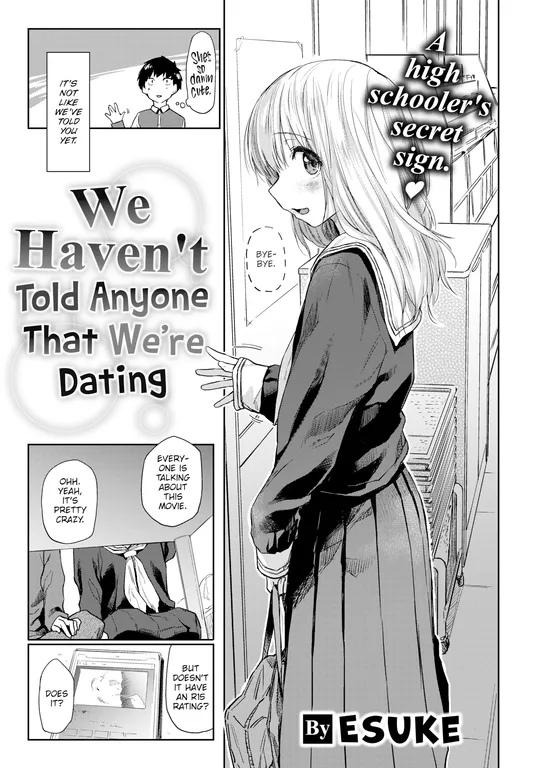 'We Haven't Told Anyone That We're Dating' cover
