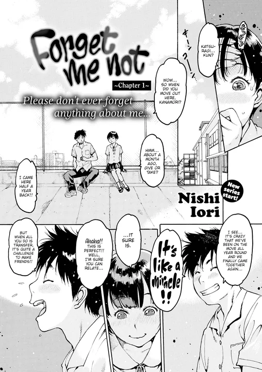 'Forget-Me-Not ~Chapter 1~' cover