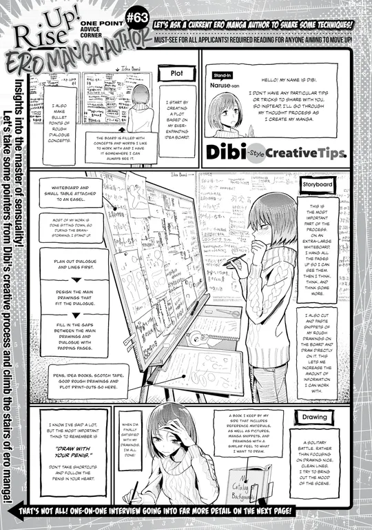'Dibi Interview! One Point Advice Corner #63' cover