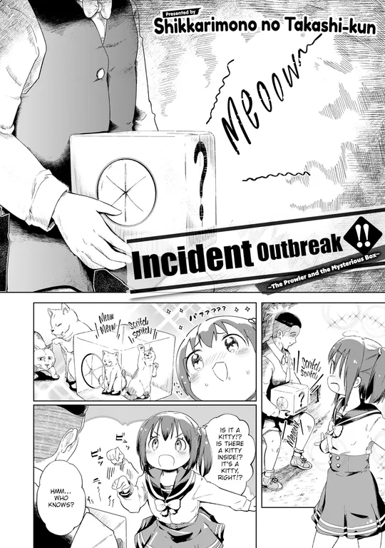 'Incident Outbreak!! ~The Prowler and the Mysterious Box~' cover