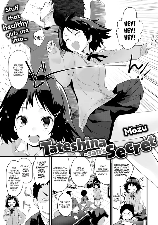 'Tateshina-san's Secret' cover
