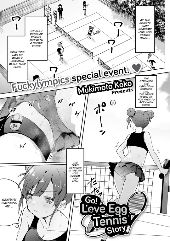 'Go! Love Egg Tennis Story' cover