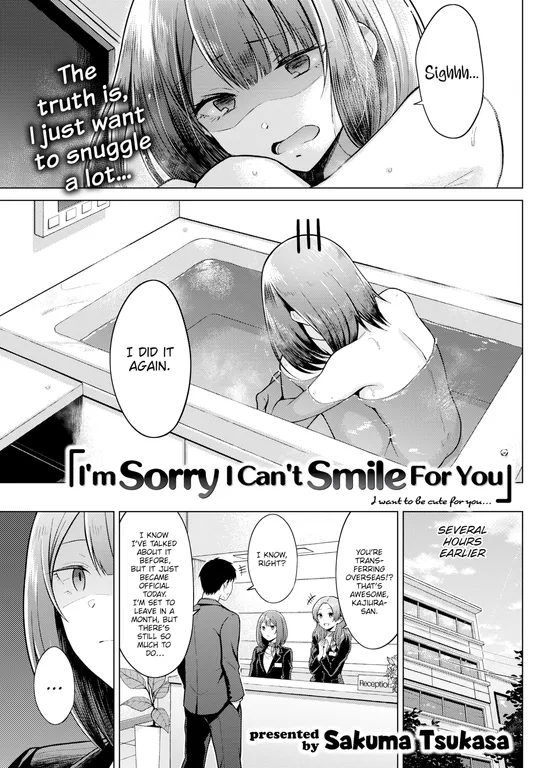 'I'm Sorry I Can't Smile for You' cover