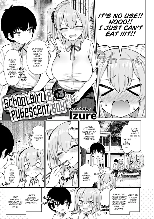 'Schoolgirl & Pubescent Boy #3' cover