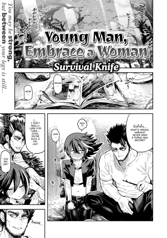 'Young Man, Embrace a Woman' cover