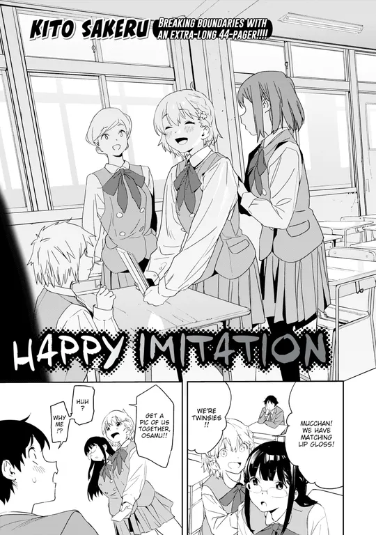 'Happy Imitation' cover