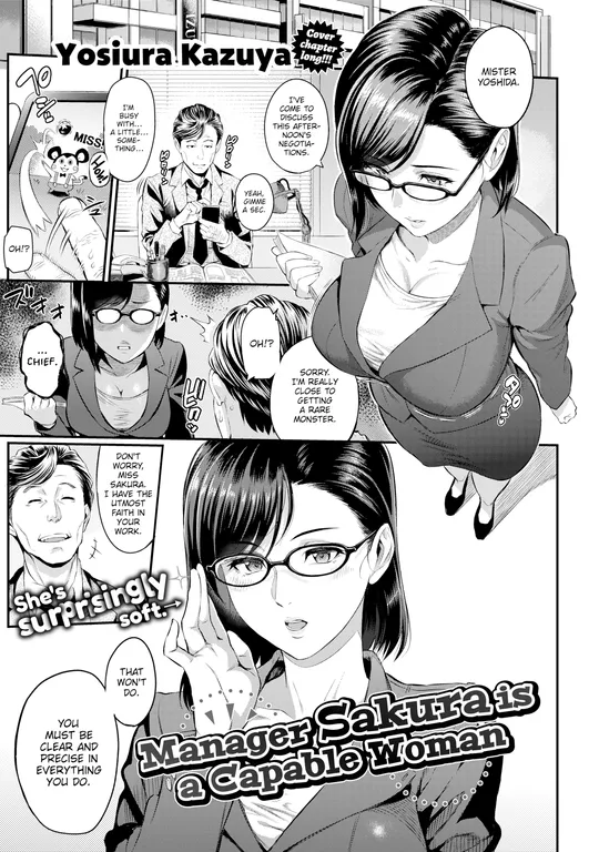 'Manager Sakura is a Capable Woman' cover