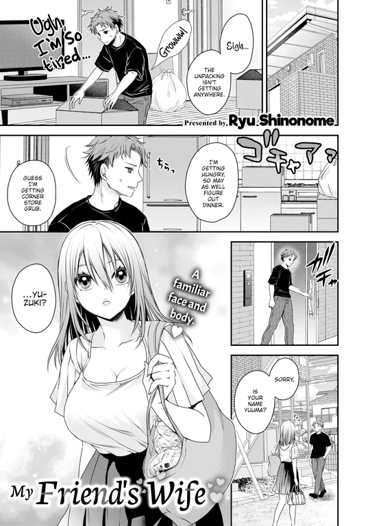 'My Friend's Wife' cover