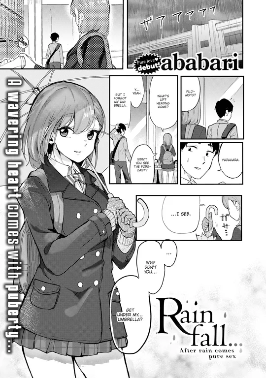 'Rainfall...' cover