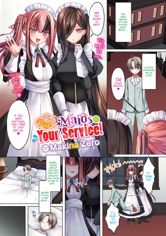 'Virgin-Hunter Maids at Your Service!' cover