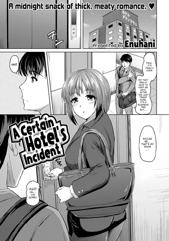 'A Certain Hotel's Incident' cover
