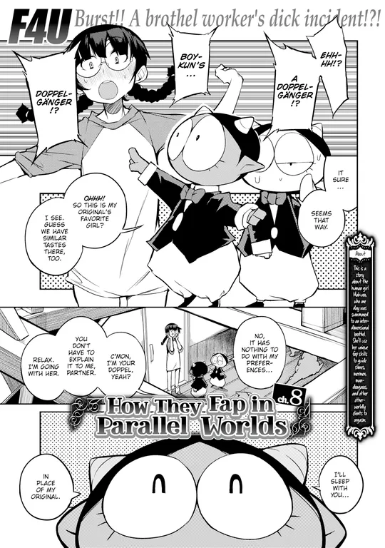 'How They Fap in Parallel Worlds Ch.8' cover