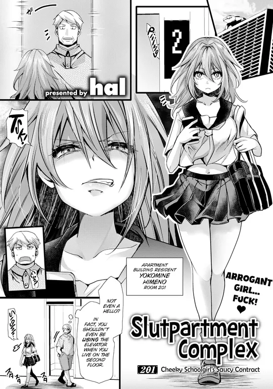 'Slutpartment Complex 201 Cheeky Schoolgirl's Saucy Contract' cover