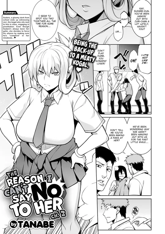 'The Reason I Can't Say No to Her Ch.2' cover