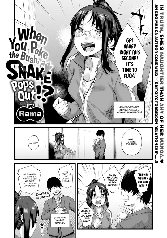 'When You Poke the Bush, a Snake Pops Out!?' cover