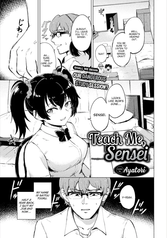 'Teach Me, Sensei' cover