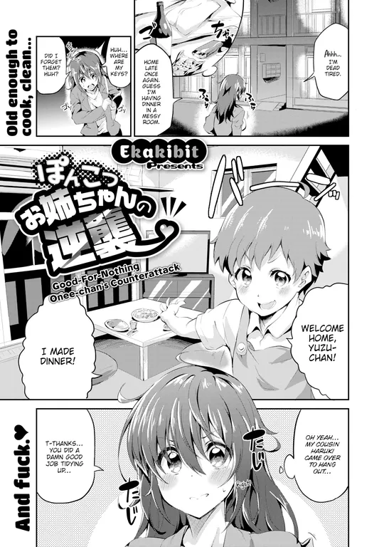 'Good-for-Nothing Onee-chan's Counterattack' cover