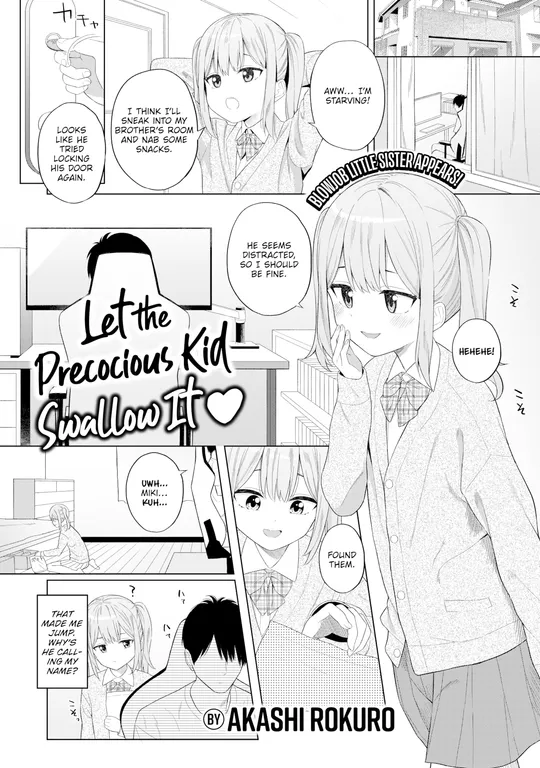 'Let the Precocious Kid Swallow it ♡' cover