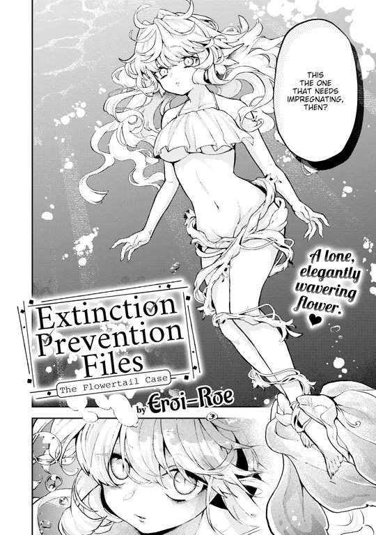 'Extinction Prevention Files - The Flowertail Case' cover