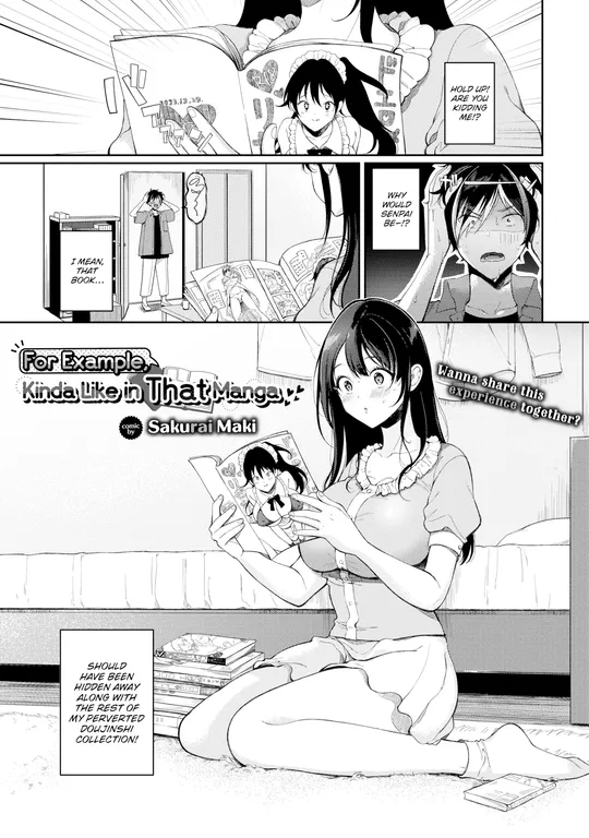 'For Example, Kinda Like in That Manga' cover