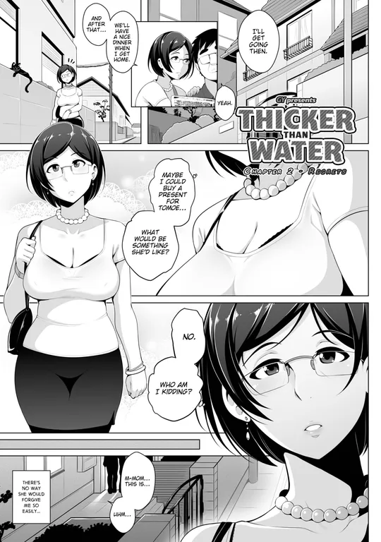'Thicker Than Water Chapter 2 - Regrets' cover