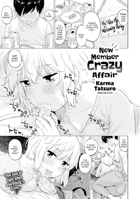'New Member Crazy Affair' cover