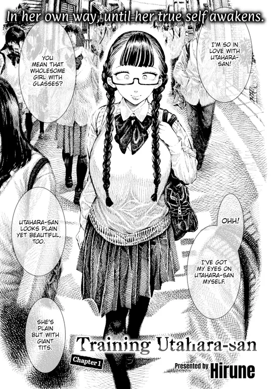 'Training Utahara-san - Chapter 1' cover