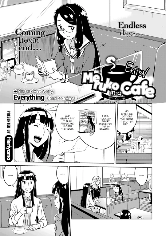 'Meruko in a Cafe Extra' cover