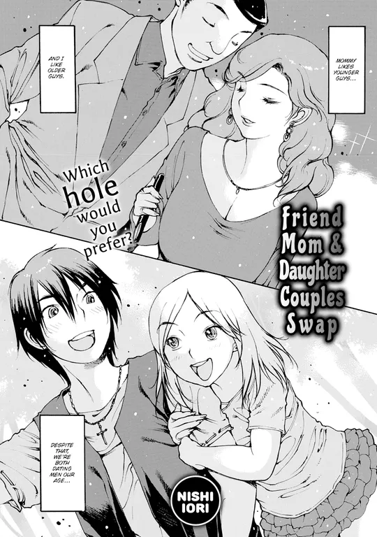 'Friend Mom & Daughter Couples Swap' cover