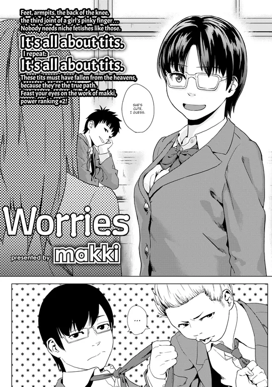 'Worries' cover