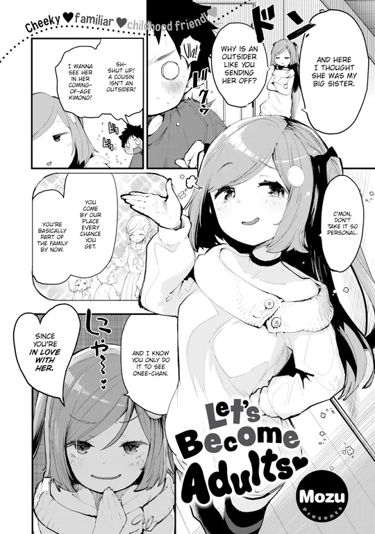 'Let's Become Adults ❤' cover