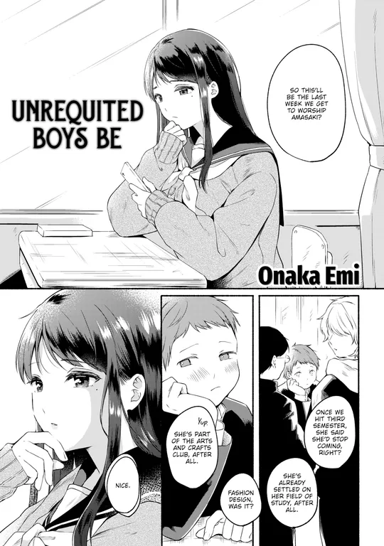 'Unrequited Boys Be' cover