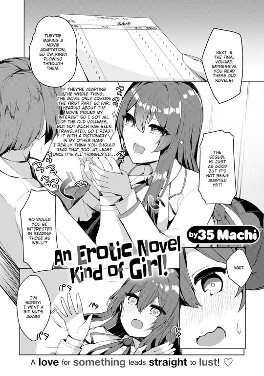 'An Erotic Novel Kind of Girl!' cover