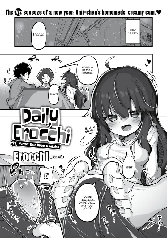 'Daily Erocchi #14 Warmer Than Under a Kotatsu' cover