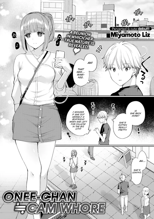 'Onee-chan ≒ Cam Whore' cover