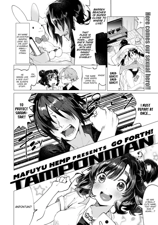 'Go Forth! Tamponman' cover
