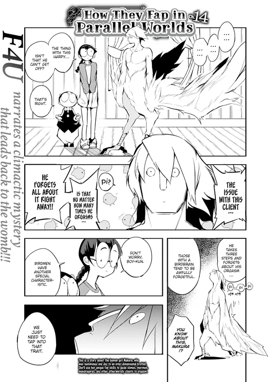'How They Fap in Parallel Worlds Ch.14' cover