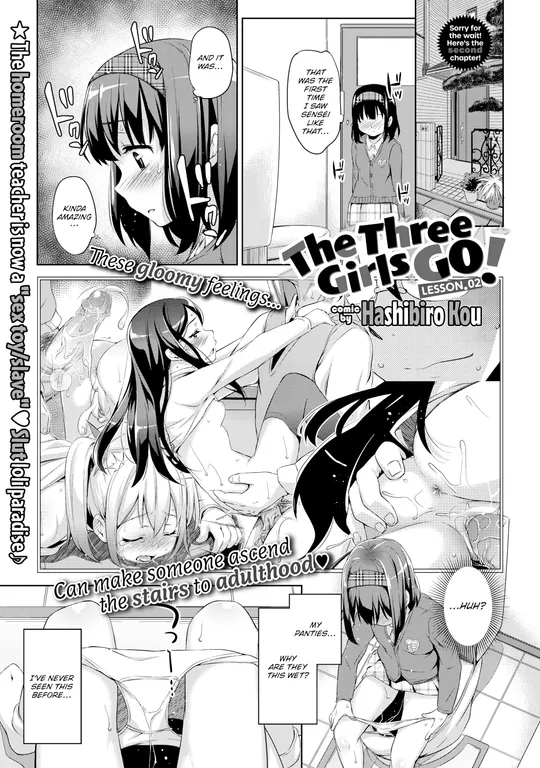 'The Three Girls Go! LESSON * 02' cover